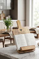 Rustic Recipe Board with Stand, 27cm