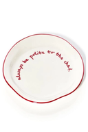 Statement Plate - 'Always be Polite to the Chef.'