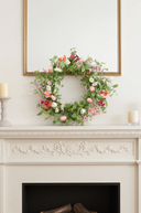 Tulip & Daisy Artificial Wreath