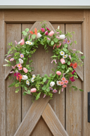Tulip & Daisy Artificial Wreath