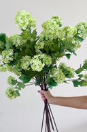 Faux Vivid Green Viburnum Spray