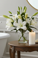 White LED Candle 15cm