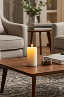 White LED Candle 15cm