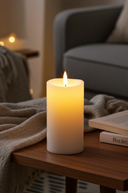 White LED Candle 25cm
