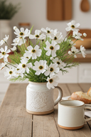 Faux White Cosmos Spray