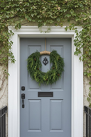 Cedar Pine Jute Wreath 60cm