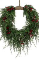 Cedar Jute Wreath 71cm - The Irish Country Home