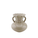 Sand Pearl Neck Stoneware Vase