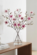 Faux Magnolia Spray Pink