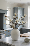 Faux Magnolia Stelata Spray White
