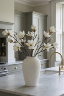 Faux Magnolia Stelata Spray White