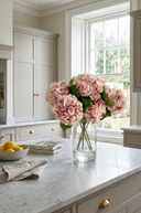 Faux Pale Pink Hydrangea