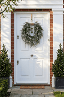 Snowy Cedar Jute Wreath 64cm - The Irish Country Home