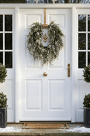 Snowy Cedar Jute Wreath 64cm - The Irish Country Home