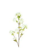 Faux White Cherry Blossom Spray