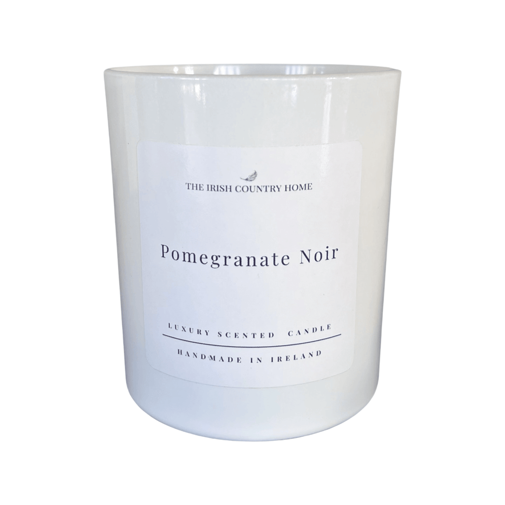 Black Pomegranate Luxury Candle - The Irish Country Home