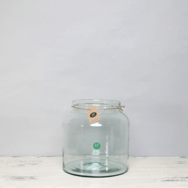Eco Elegant Glass Vase 20cm - The Irish Country Home