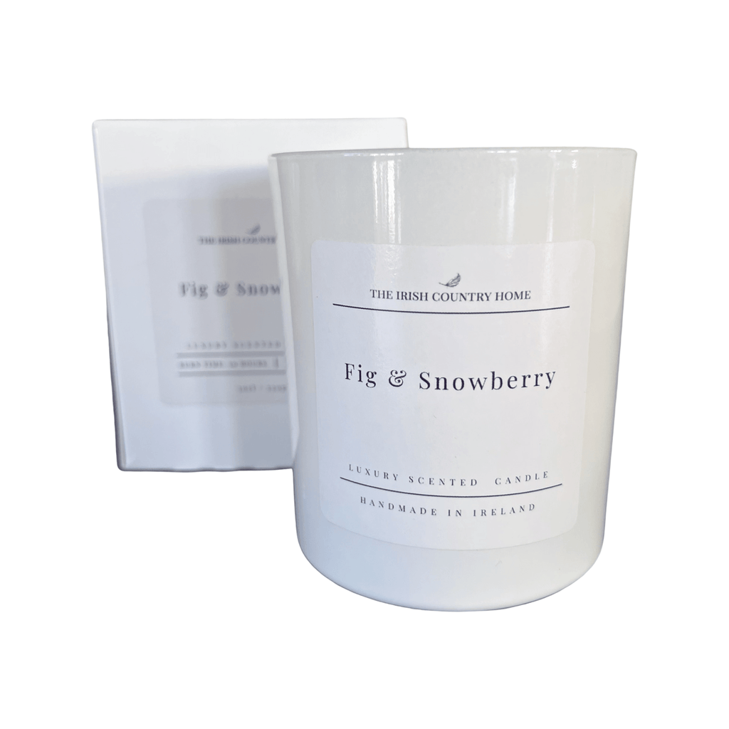 Fig and Snowberry Luxury Candle - The Irish Country Home