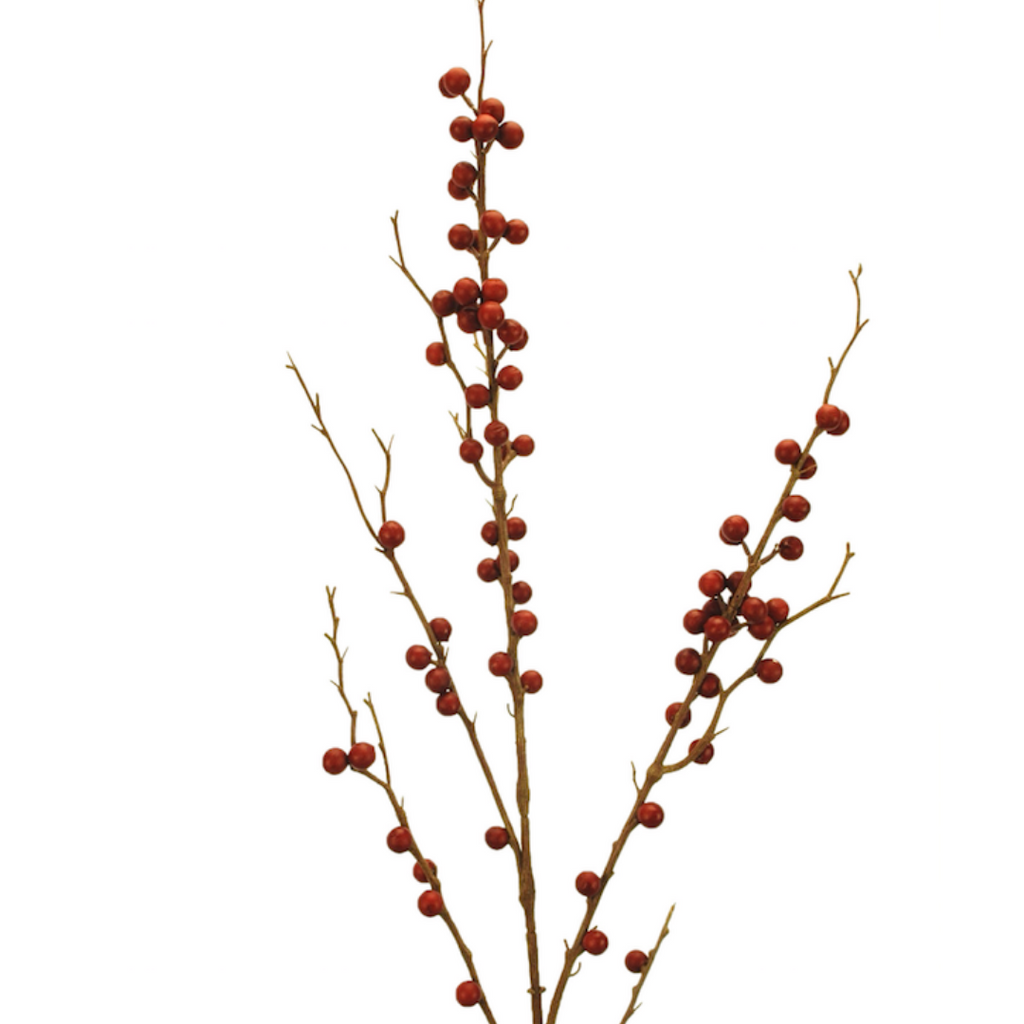 Tall Festive Red Berry Stems