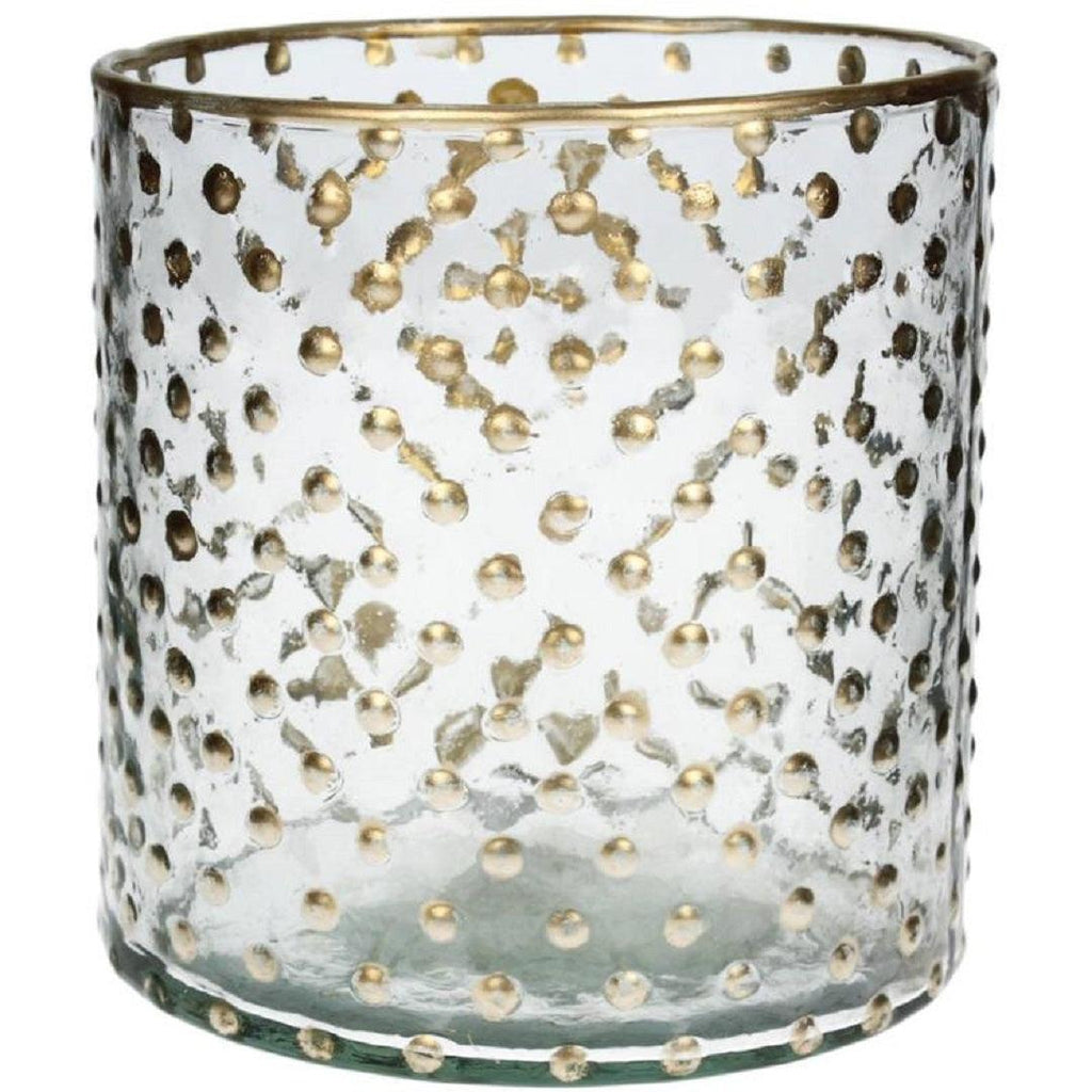 Gold Speckled Tea Light Holder Large - The Irish Country Home